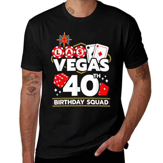 Vegas Birthday - Vegas 40th Birthday - Vegas Birthday Squad  Odor-resistant T-Shirt