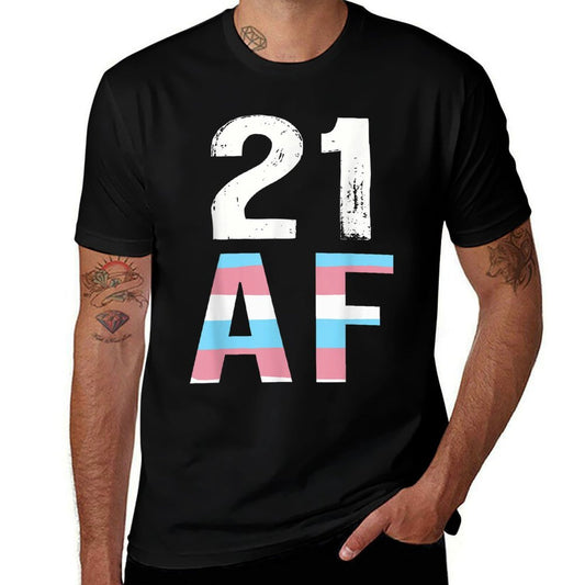 21 Legal AF 21st Birthday Trans  Lightweight T-Shirt