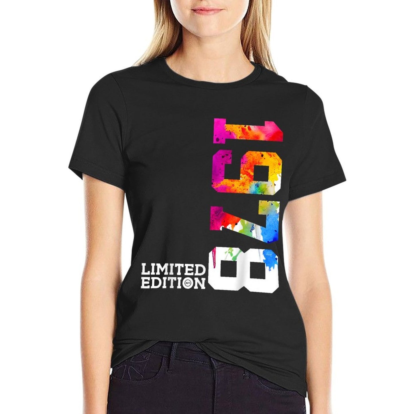 47 YEARS 47TH BIRTHDAY LIMITED EDITION 1978  Oversized Silhouette T-Shirt