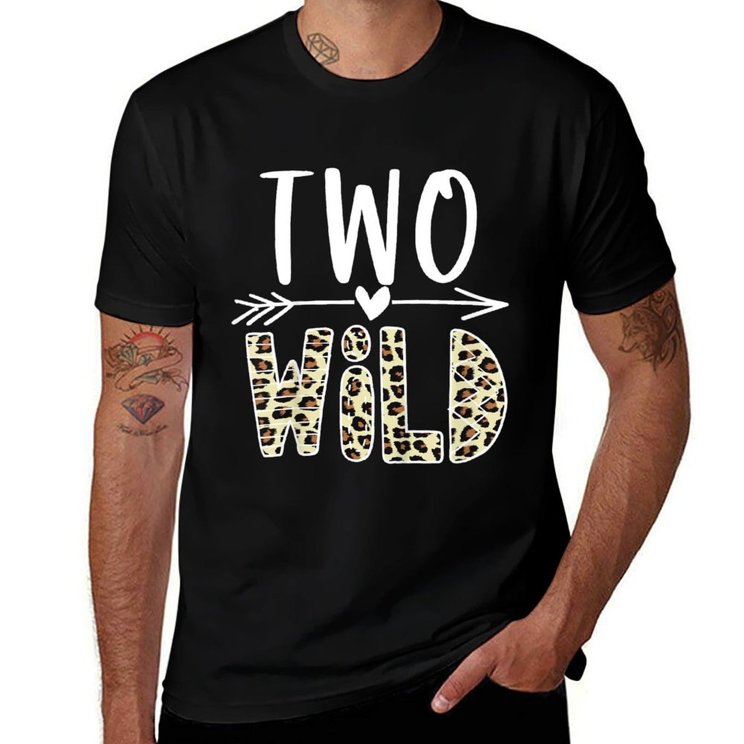 Two Wild 2 Year Old Girl Gifts 2nd Birthday Second BDay  Affordable Price T-Shirt