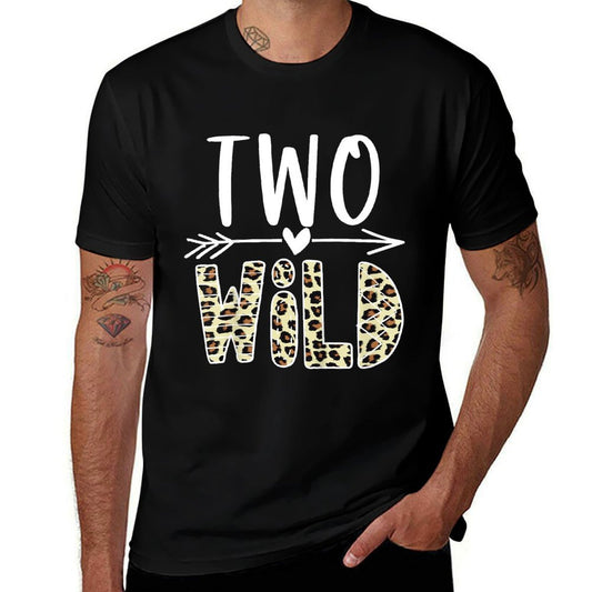 Two Wild 2 Year Old Girl Gifts 2nd Birthday Second BDay  Affordable Price T-Shirt