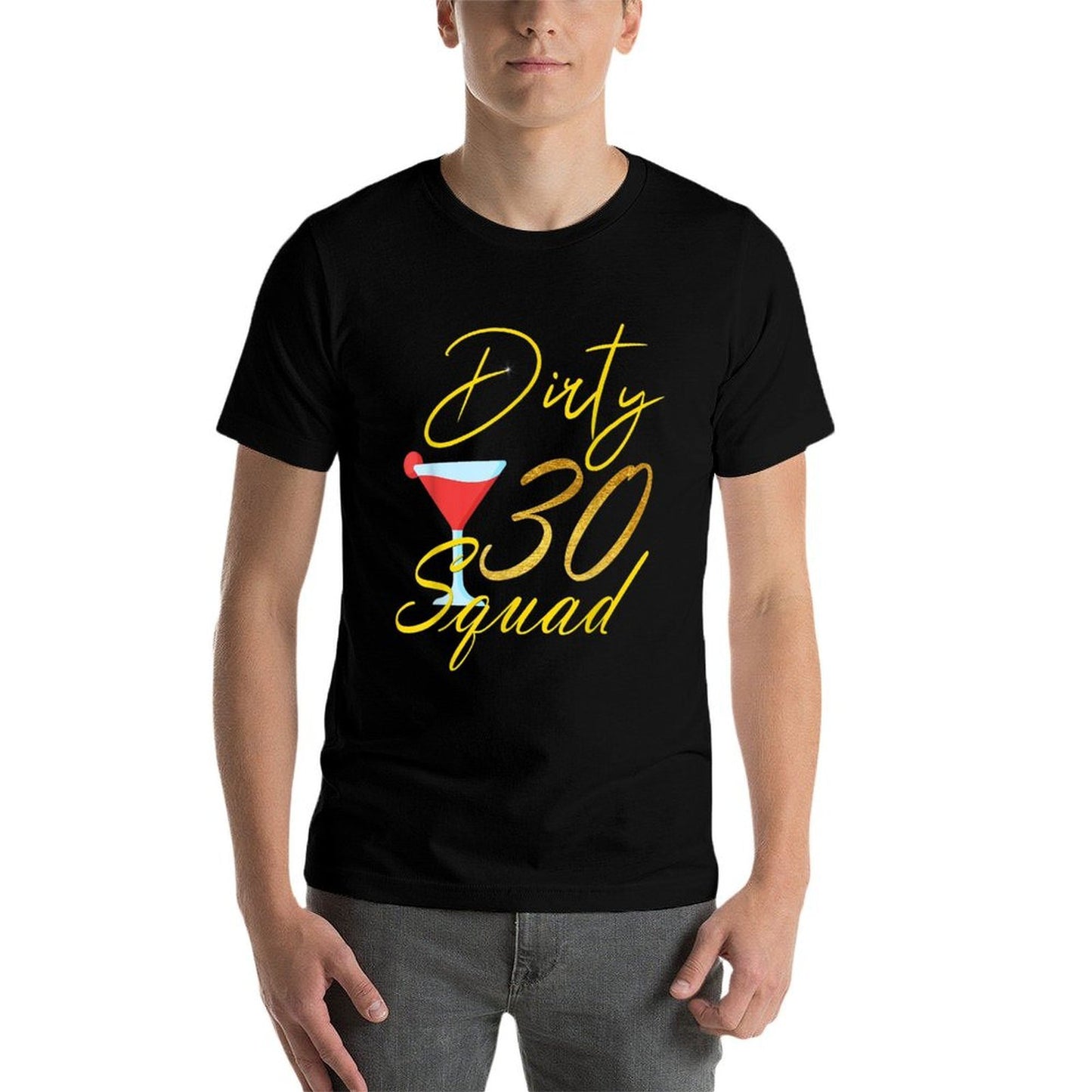 30th Birthday Bestie Dirty Thirty Squad 30 Birthday Squad  Graphic-printed T-Shirt