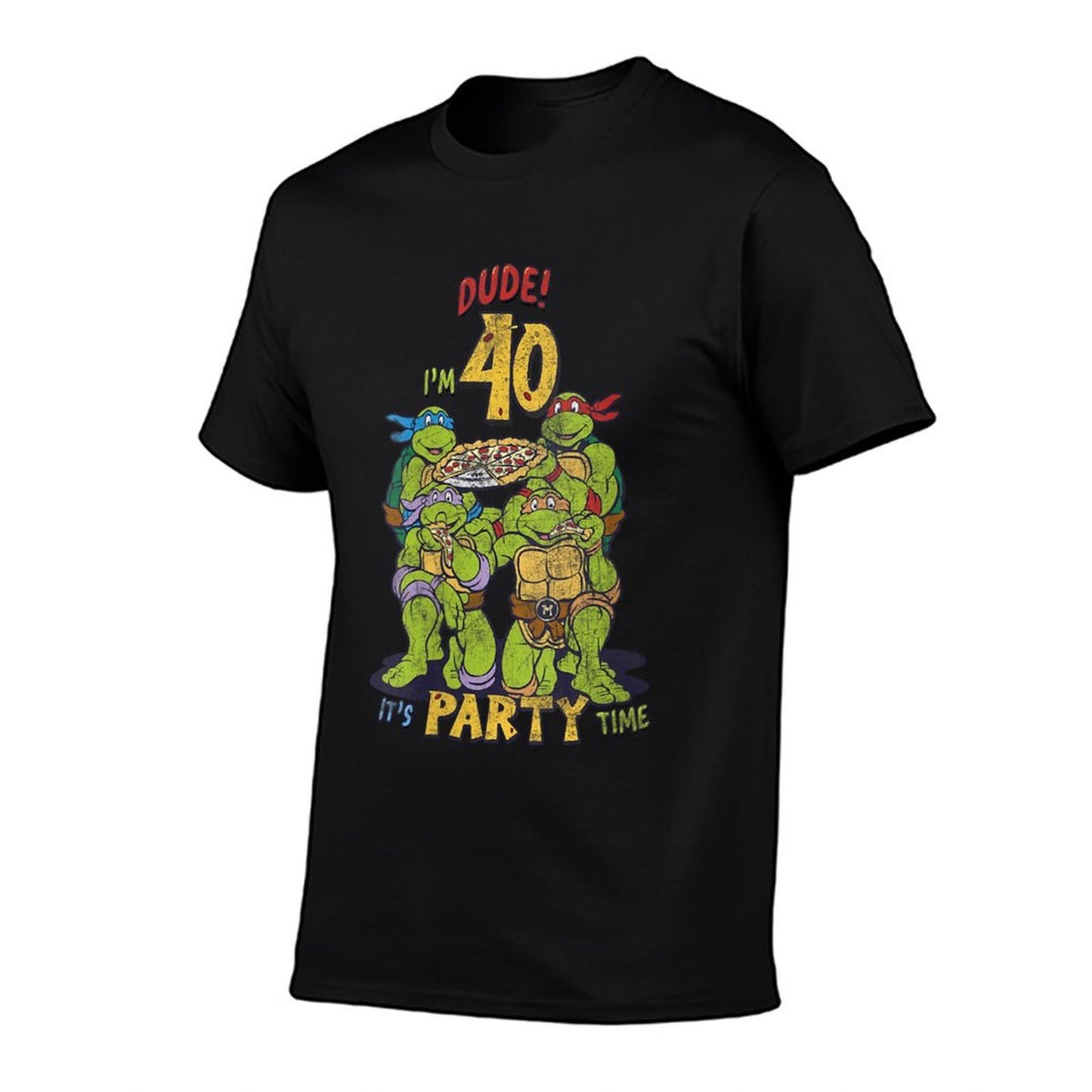 Womensnage Mutant Ninja Turtles 40th Birthday Pizza Party  Odor-resistant T-Shirt