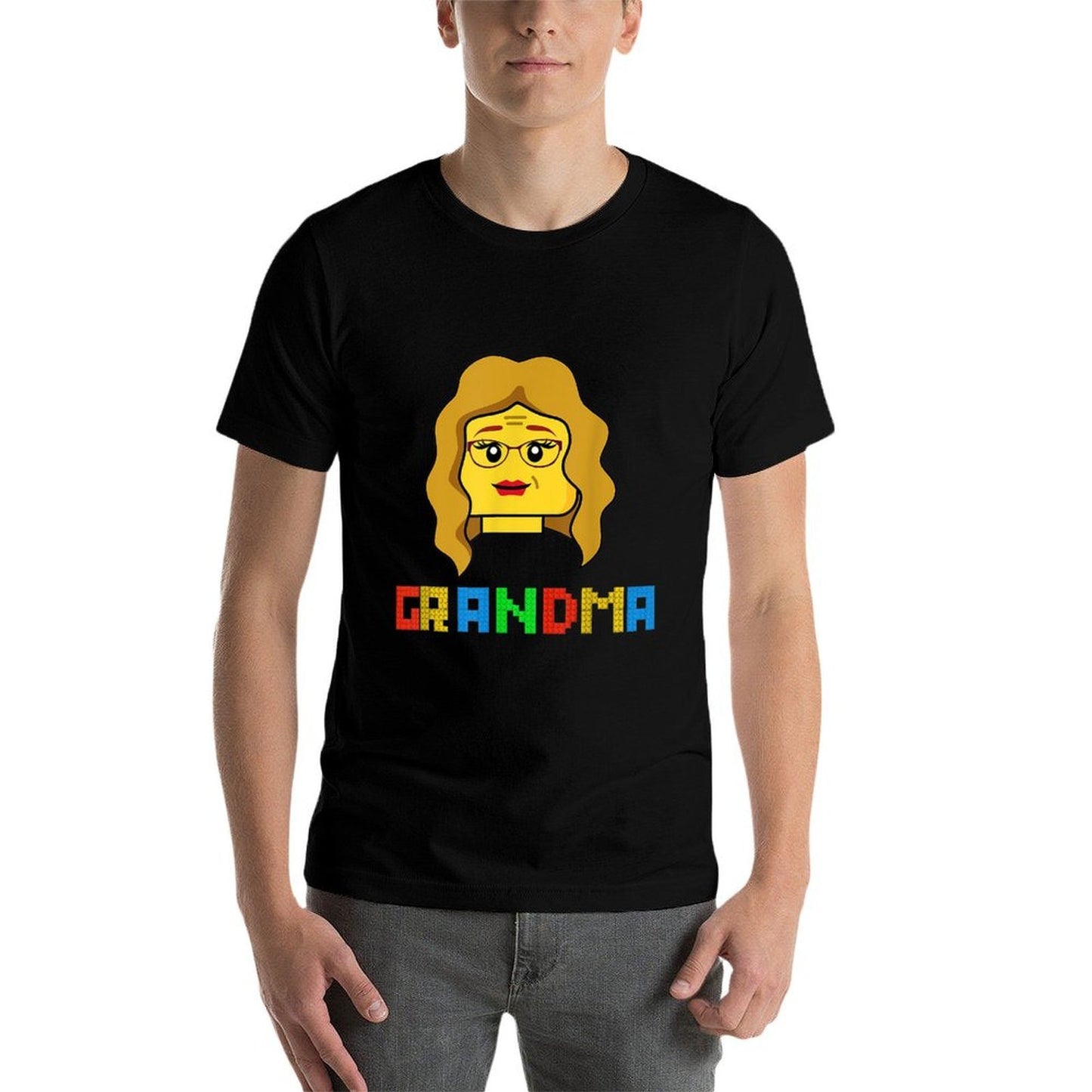 Unique Family Grandma Master Builder Building Bricks Blocks  Odor-resistant T-Shirt