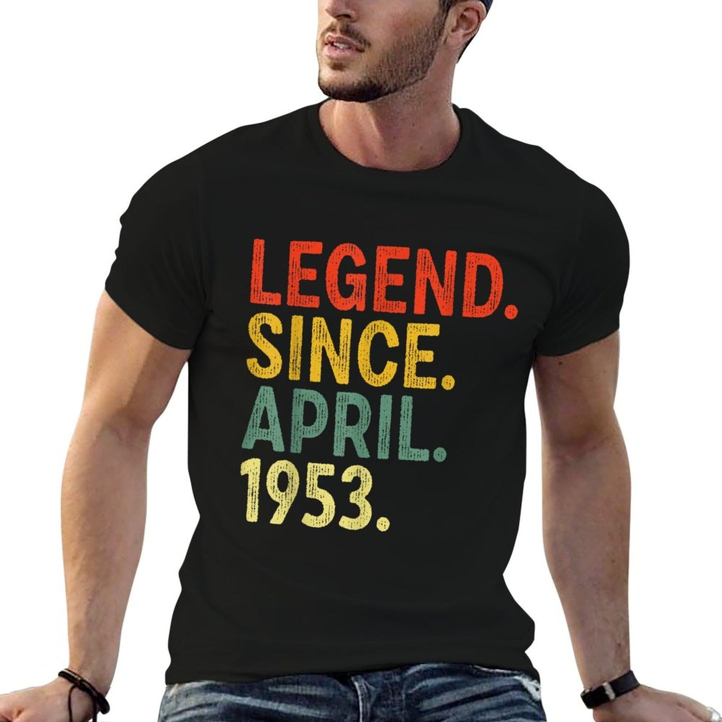 70 Year Old Legend Since April 1953 70th Birthday  Eco-friendly Material T-Shirt