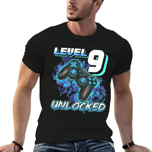 9th Birthday Gamer 9 Year Old Funny Bday Boy Nine Son  Affordable Price T-Shirt