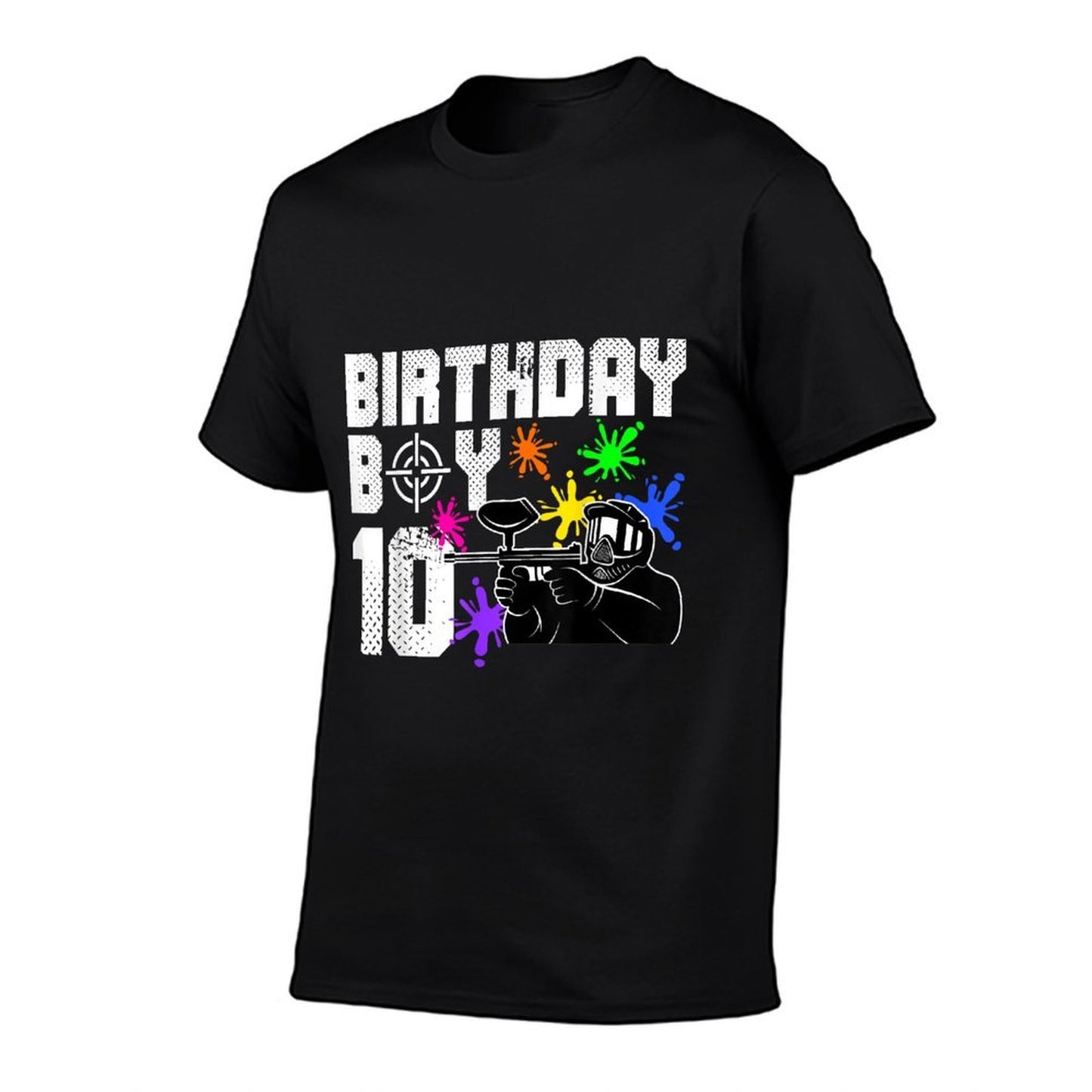 10th Birthday Paintball Outdoor Sport 10 Year Old Funny  Eco-friendly Material T-Shirt