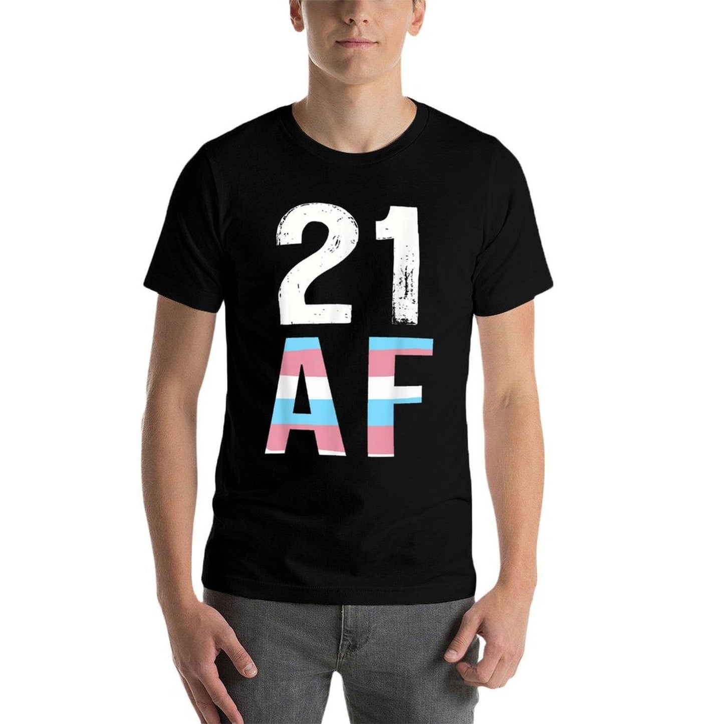 21 Legal AF 21st Birthday Trans  Lightweight T-Shirt