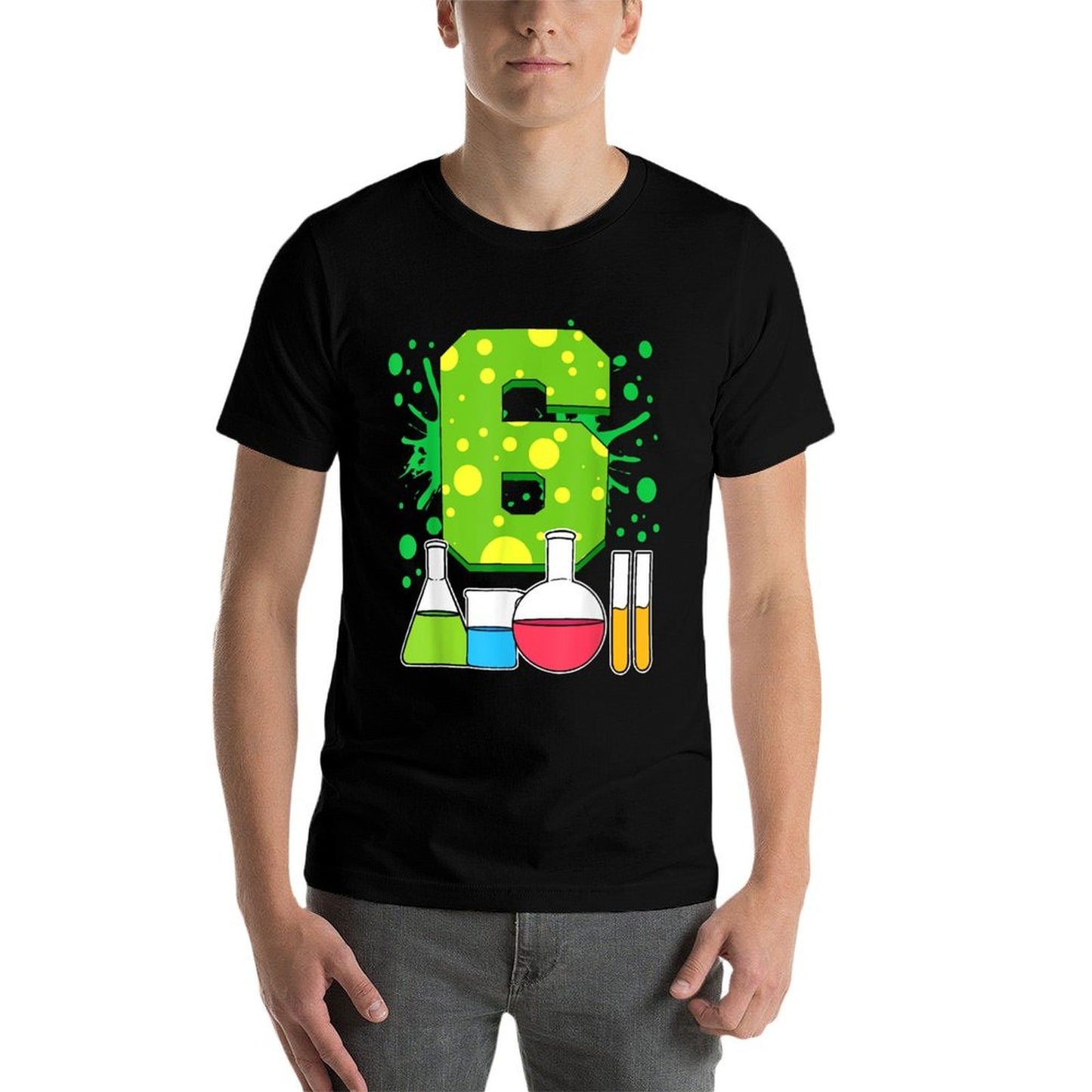6th Birthday. 6 Years Old. Science Birthday  Breathable T-Shirt