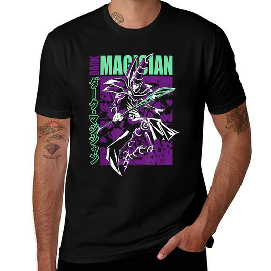 Yu-Gi-Oh! Duel Monsters Dark Magician Fight Pose Anime  Breathable T-Shirt