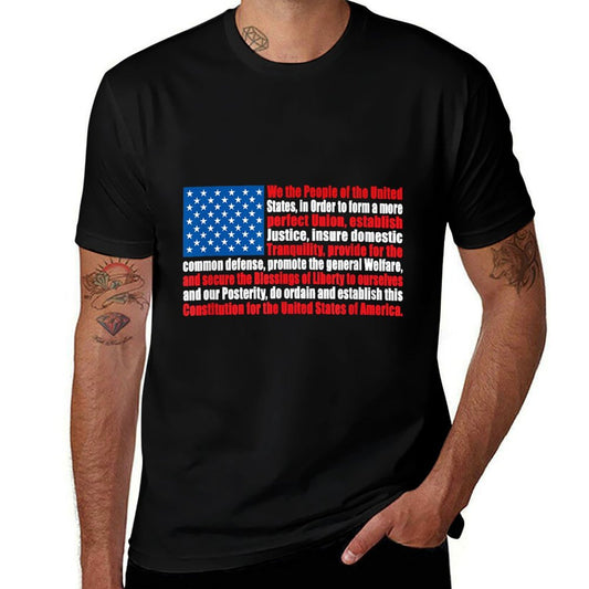 USA T We The People Constitution Graphic  Moisture-wicking T-Shirt