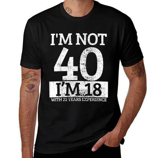 40th Birthday  Fade-proof Color T-Shirt