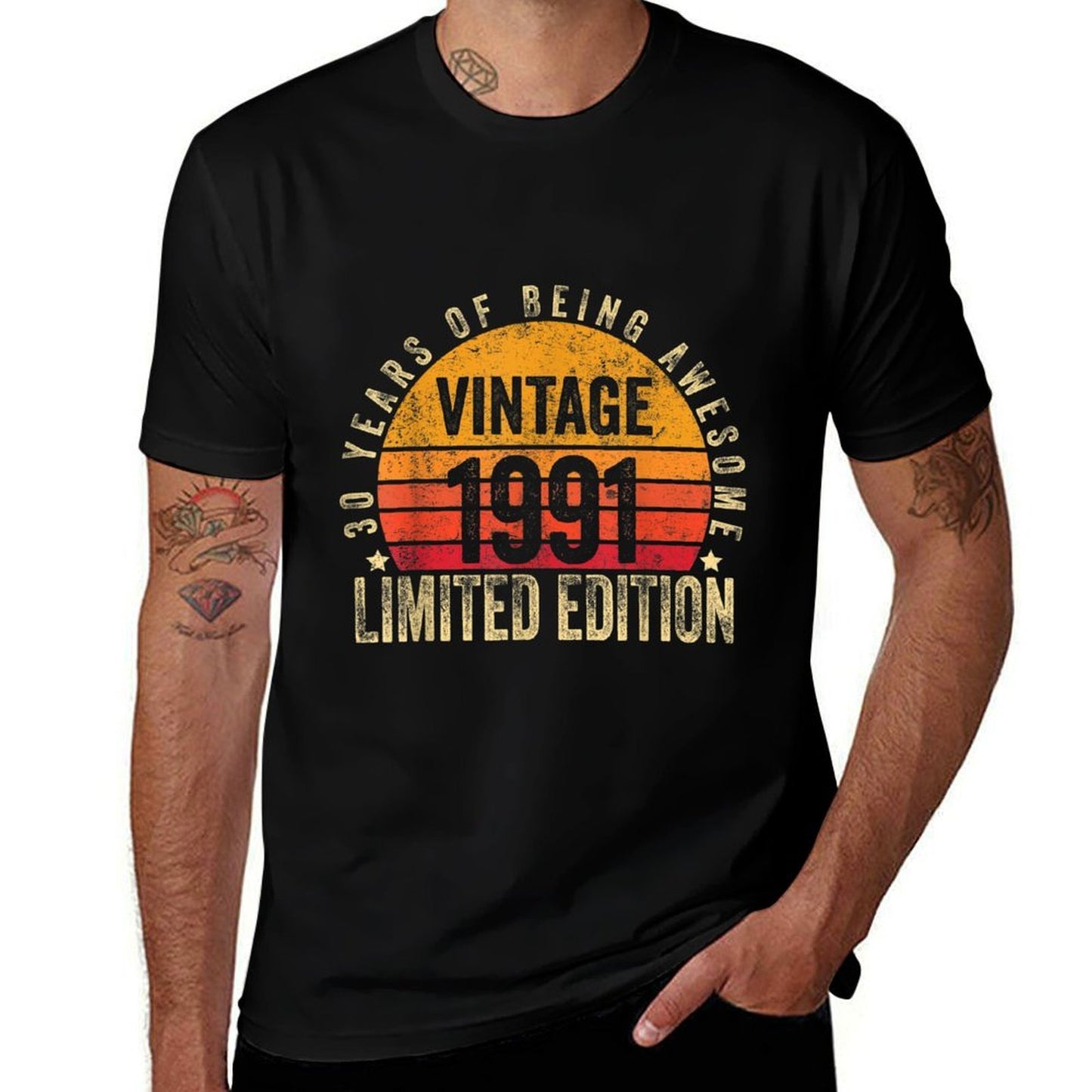 30 Year Old Gifts Vintage 1991 Limited Edition 30th Birthday  Eco-friendly Material T-Shirt