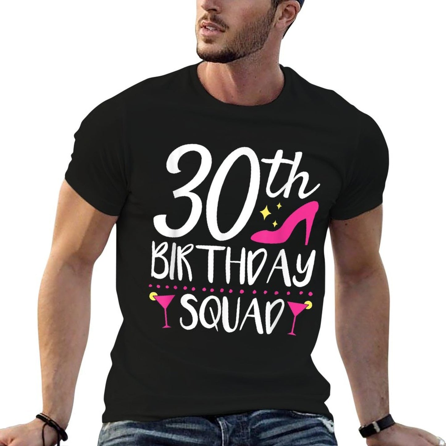 30th Birthday Squad - 30th Birthday  Cotton T-Shirt