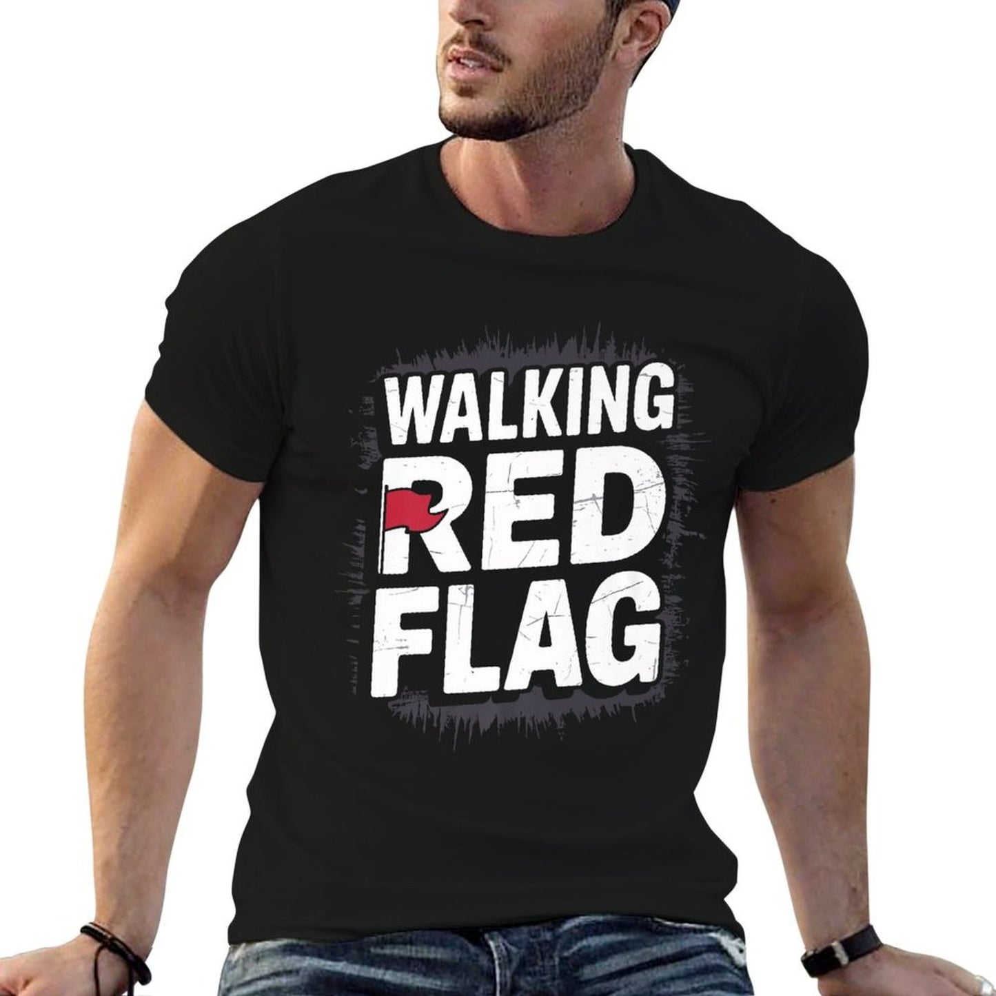 Walking Red Trendy Walking Red Premium  Durable T-Shirt