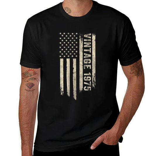 50 Year Old Vintage Made In 1975 50th Birthday American  Versatile T-Shirt