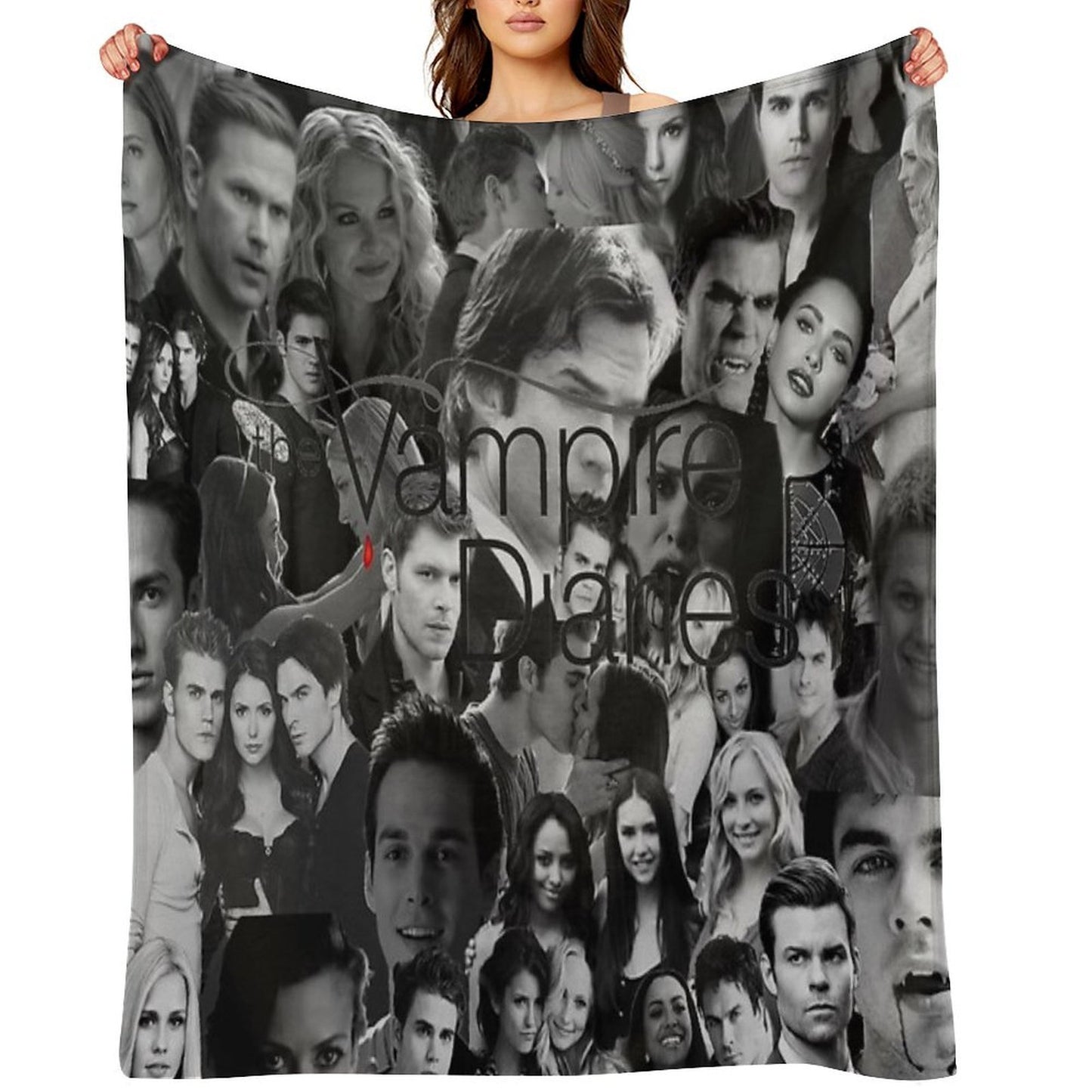 Vamp Collage Wrinkle-free Throw Blanket
