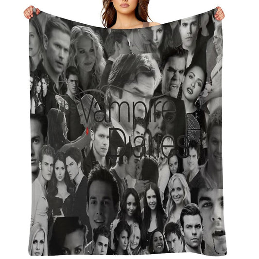 Vamp Collage Wrinkle-free Throw Blanket