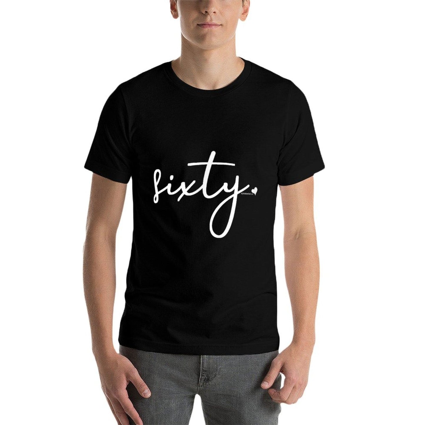 60th Birthday Gift Ideas for Her  Sixty Design Women Party  Wrinkle-resistant T-Shirt