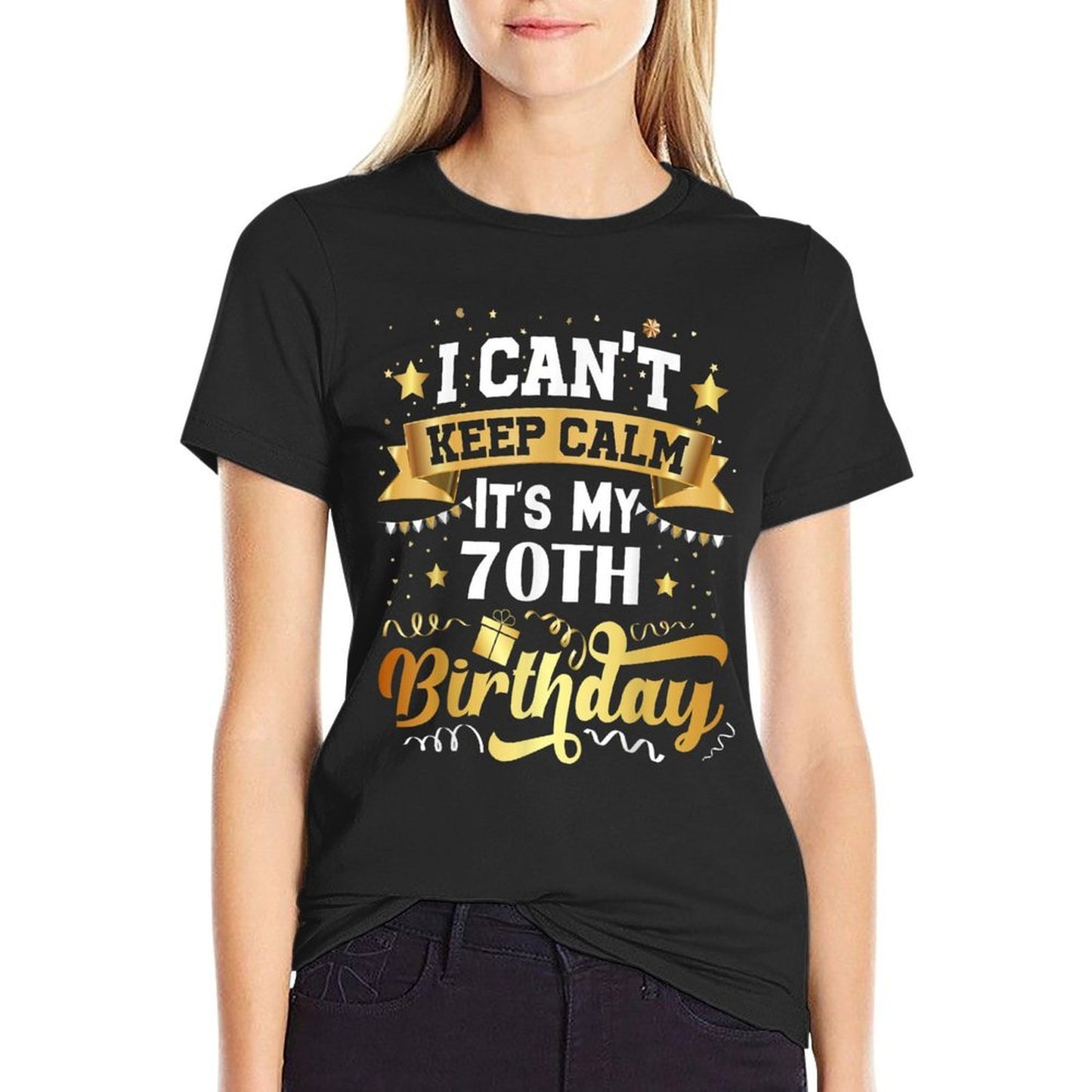 70 Year Old Birthday Tshirt Party Gift Idea 70th Birthday  Lightweight T-Shirt
