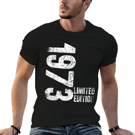 50 Years Vintage 1973 Retro 50th Birthday  Oversized Silhouette T-Shirt
