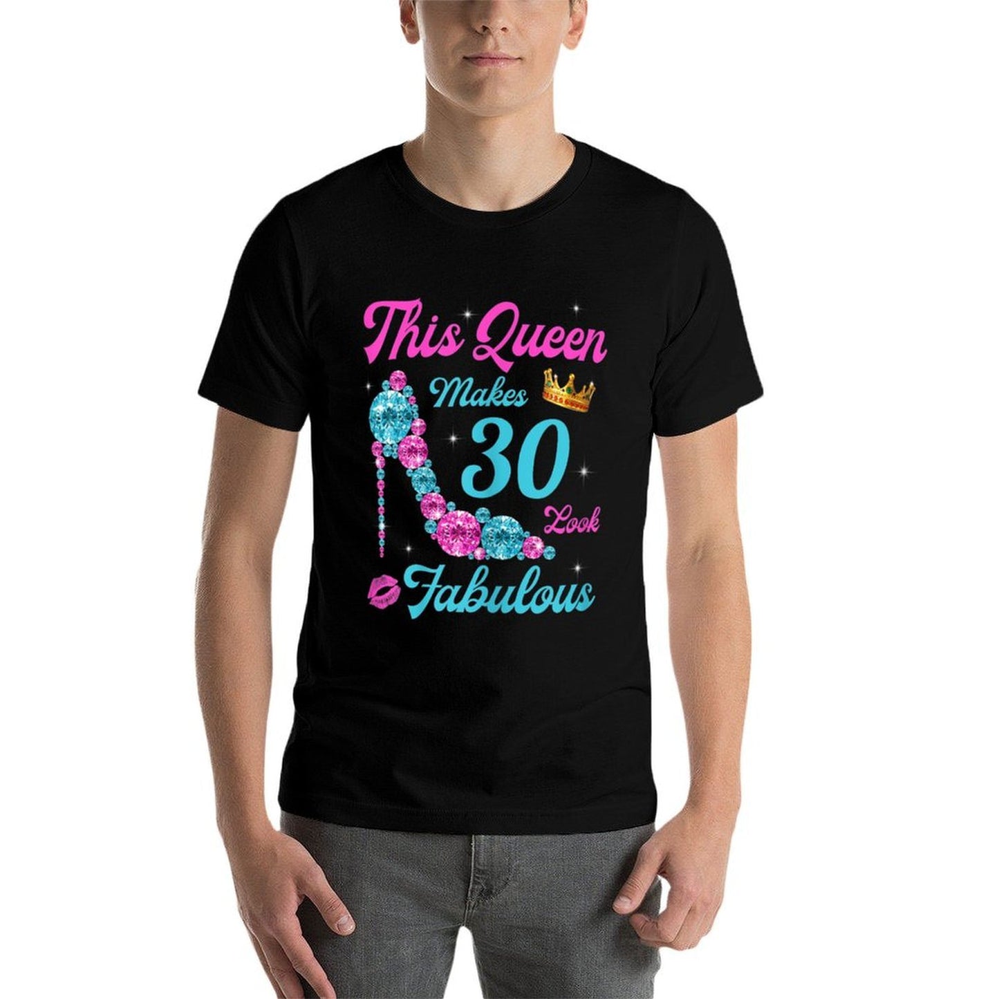 Womens This Queen Makes 30th Birthday Fabulous 30th Birthday  Lightweight T-Shirt
