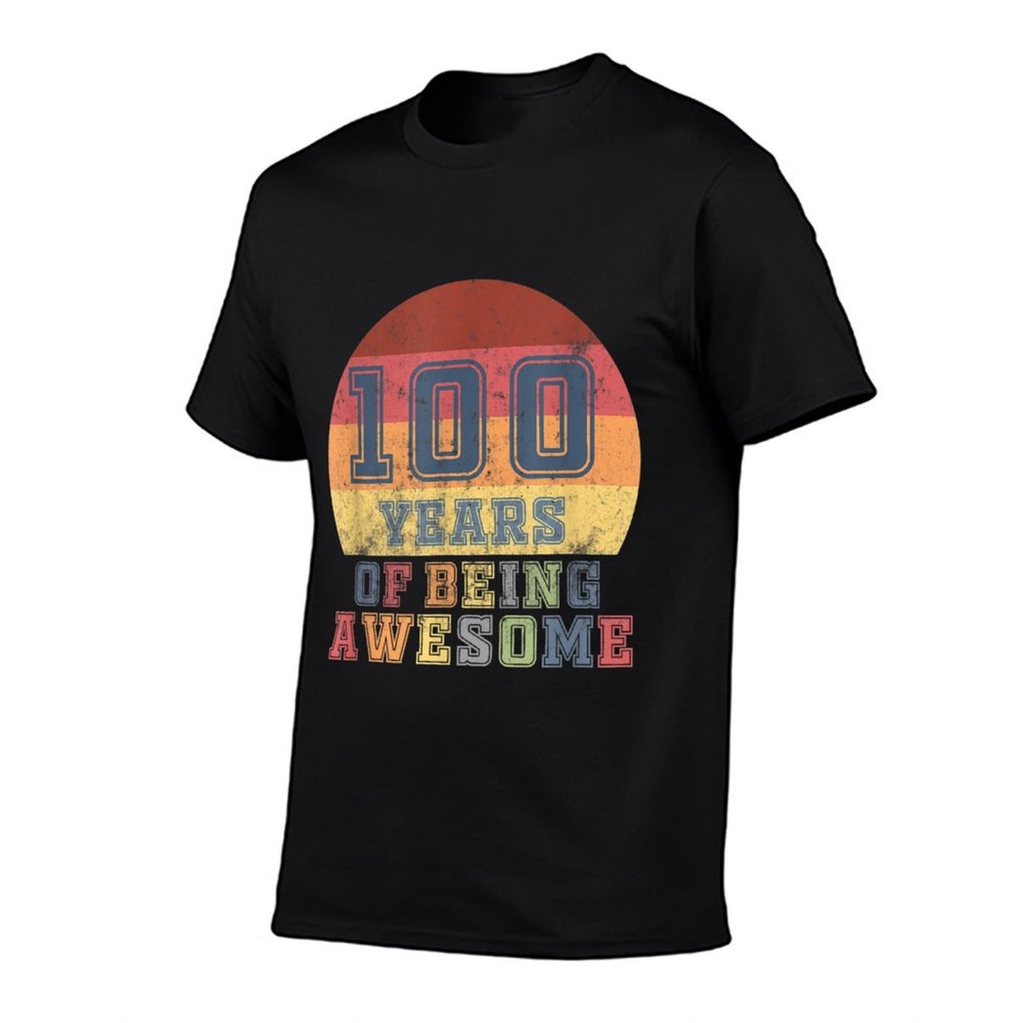 100th Birthday Men Grandpa Age 100 Grandma Women Gifts  Trendy Pattern T-Shirt