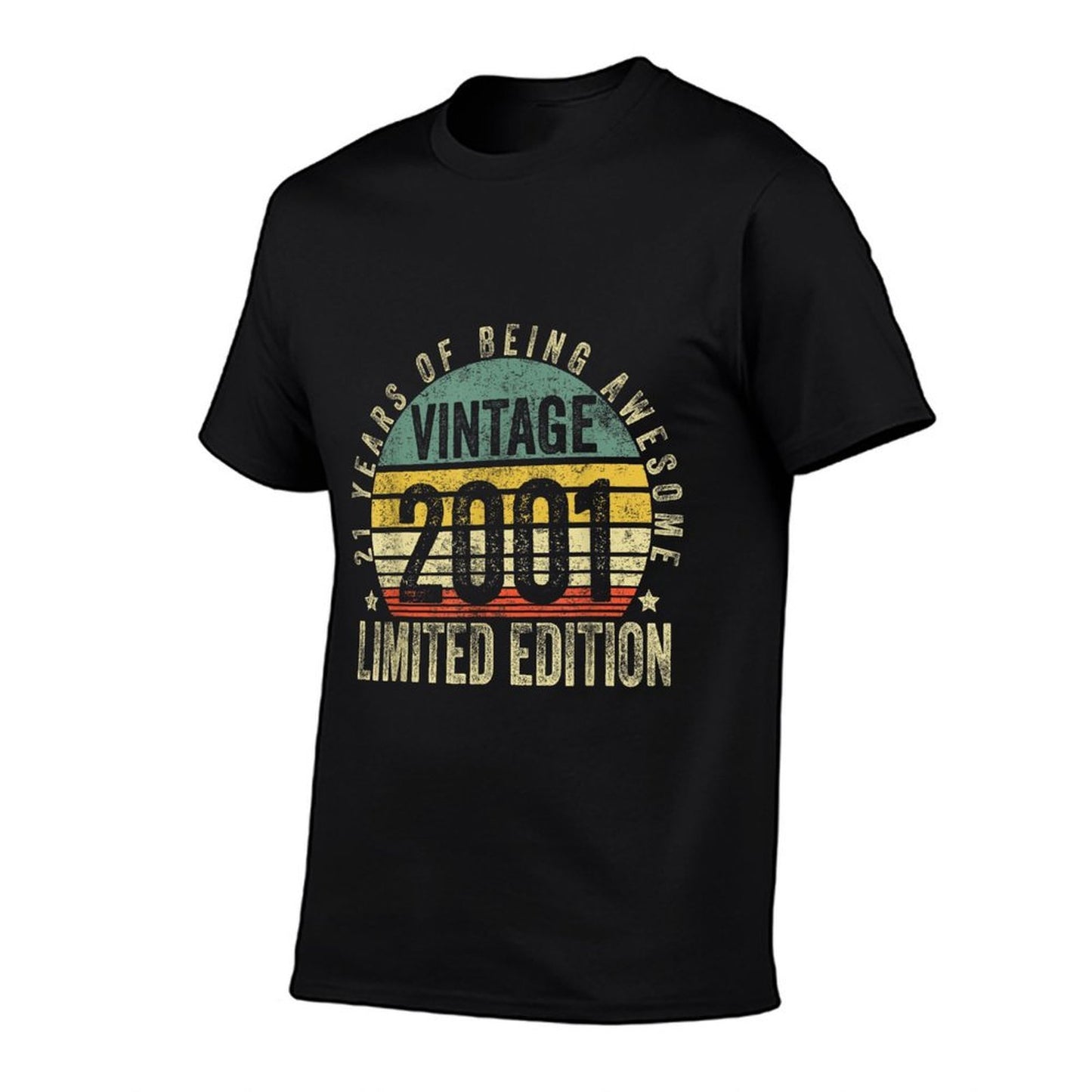 21 Year Old Gifts Vintage 2001 Limited Edition 21st Birthday  Odor-resistant T-Shirt
