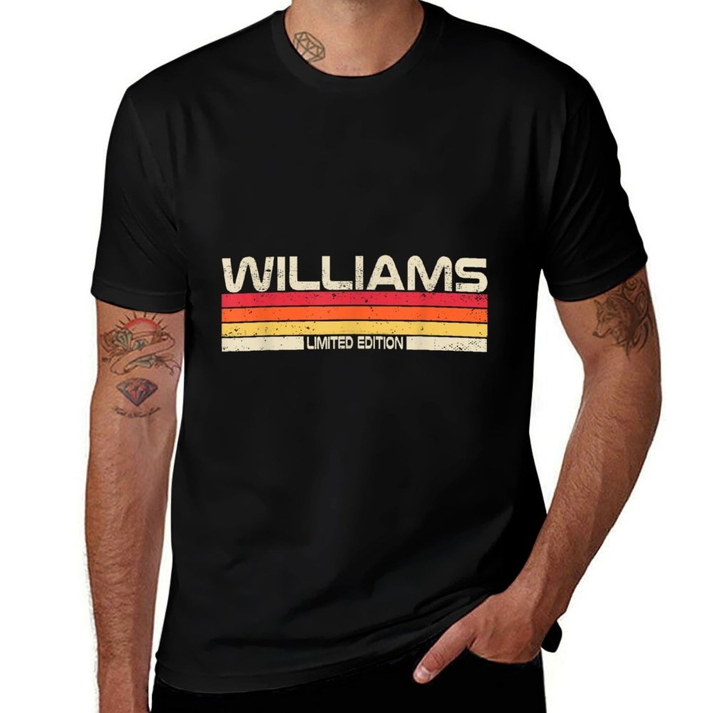 Williams Surname Birthday Family Reunion 80s 90s Sunset  Quick-drying T-Shirt