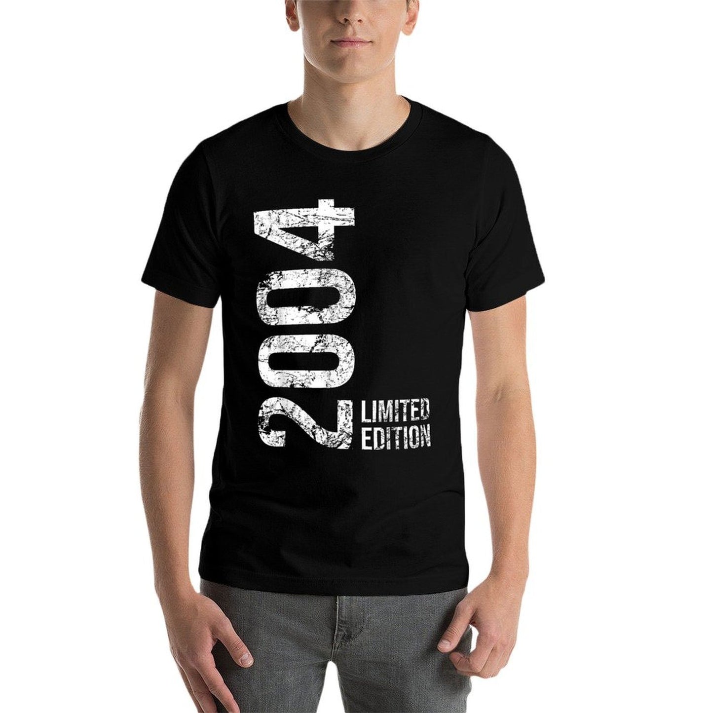 21st Birthday 21 Years Old Man Woman Vintage 2004  Trendy Pattern T-Shirt