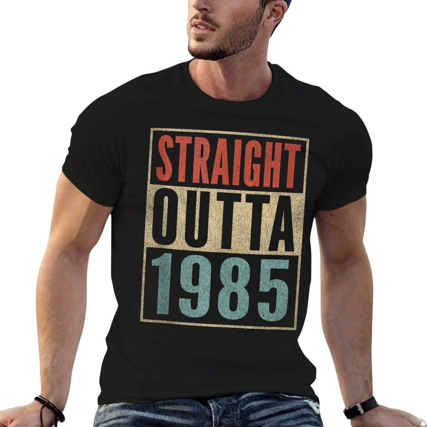 40th Birthday Humor 40 Years Born 1985 Straight Outta 1985  Moisture-wicking T-Shirt