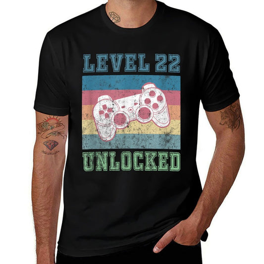 22nd Birthday Men Son Gifts 22 Year Old Daughter Women  Breathable T-Shirt