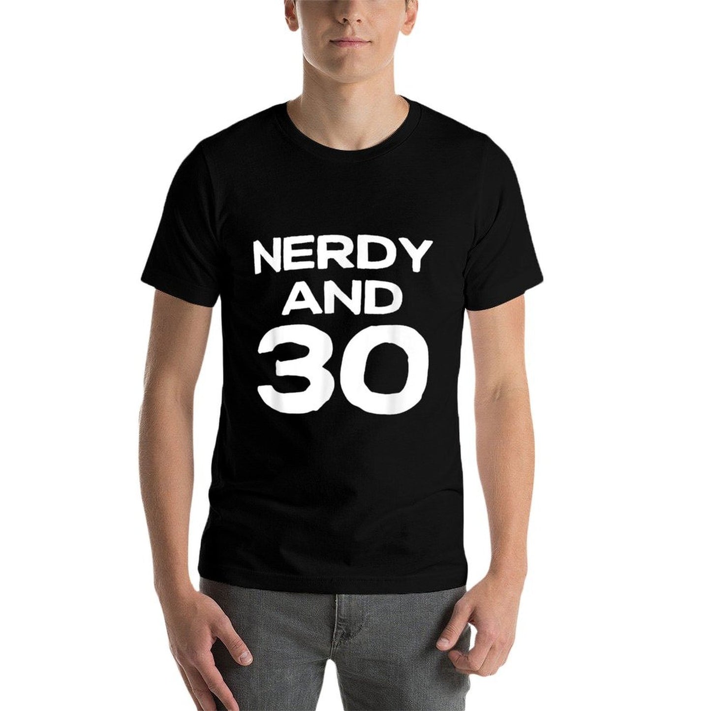 30th Birthday Funny, Nerd 30th Birthday  Moisture-wicking T-Shirt