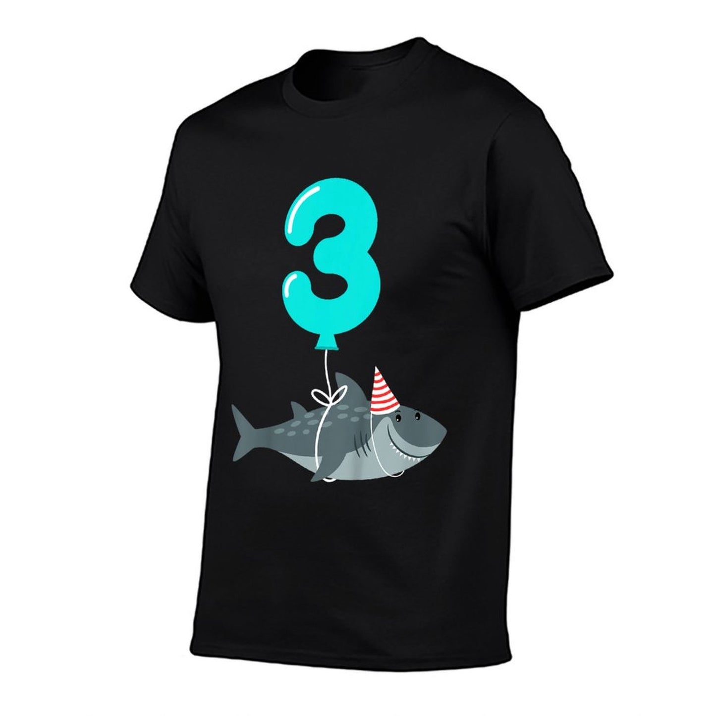 3rd Birthday Shark  Cute 3 Year Old Shark Gift  High-quality Stitching T-Shirt