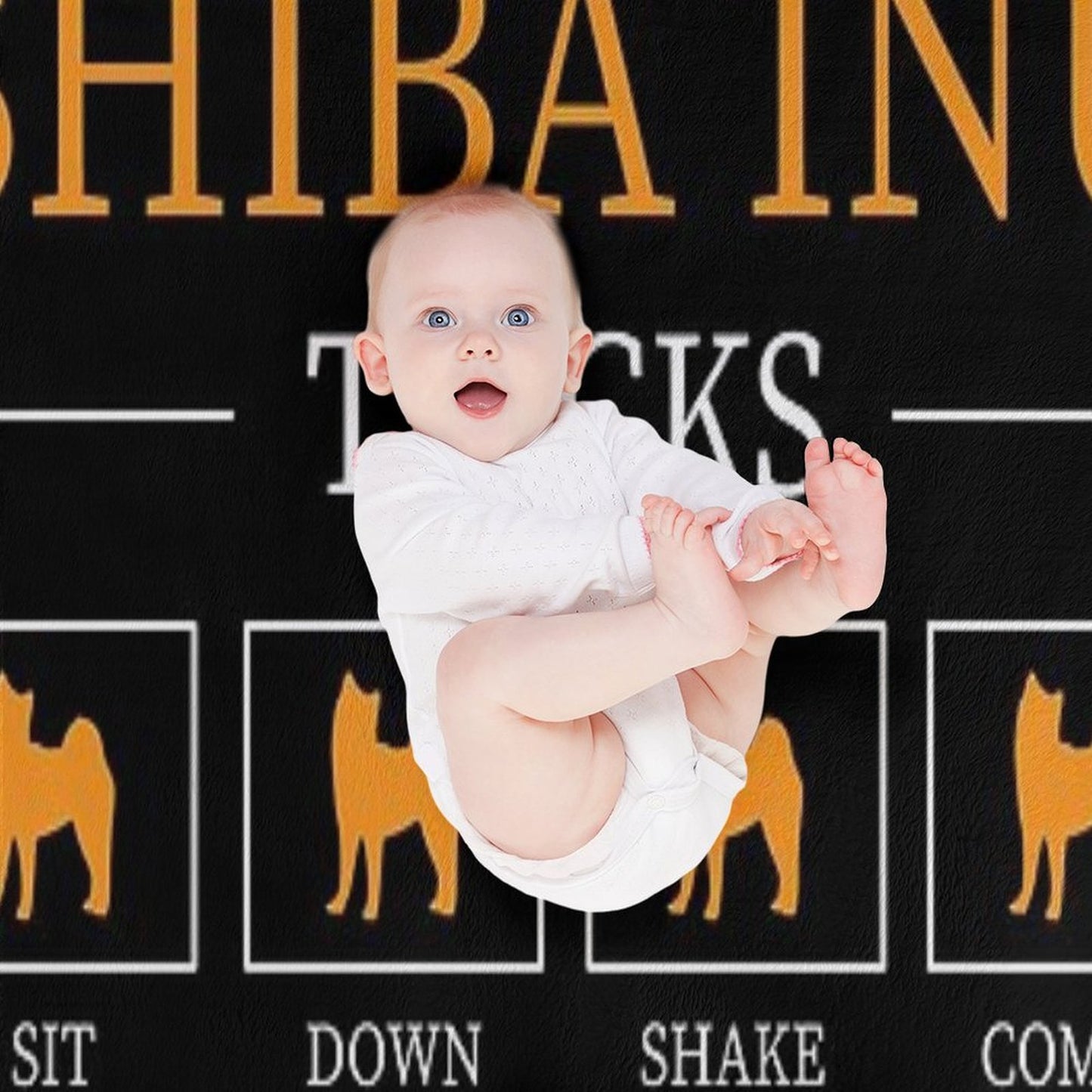 Shiba Inu, Gift, Shirt Wrinkle-free Throw Blanket
