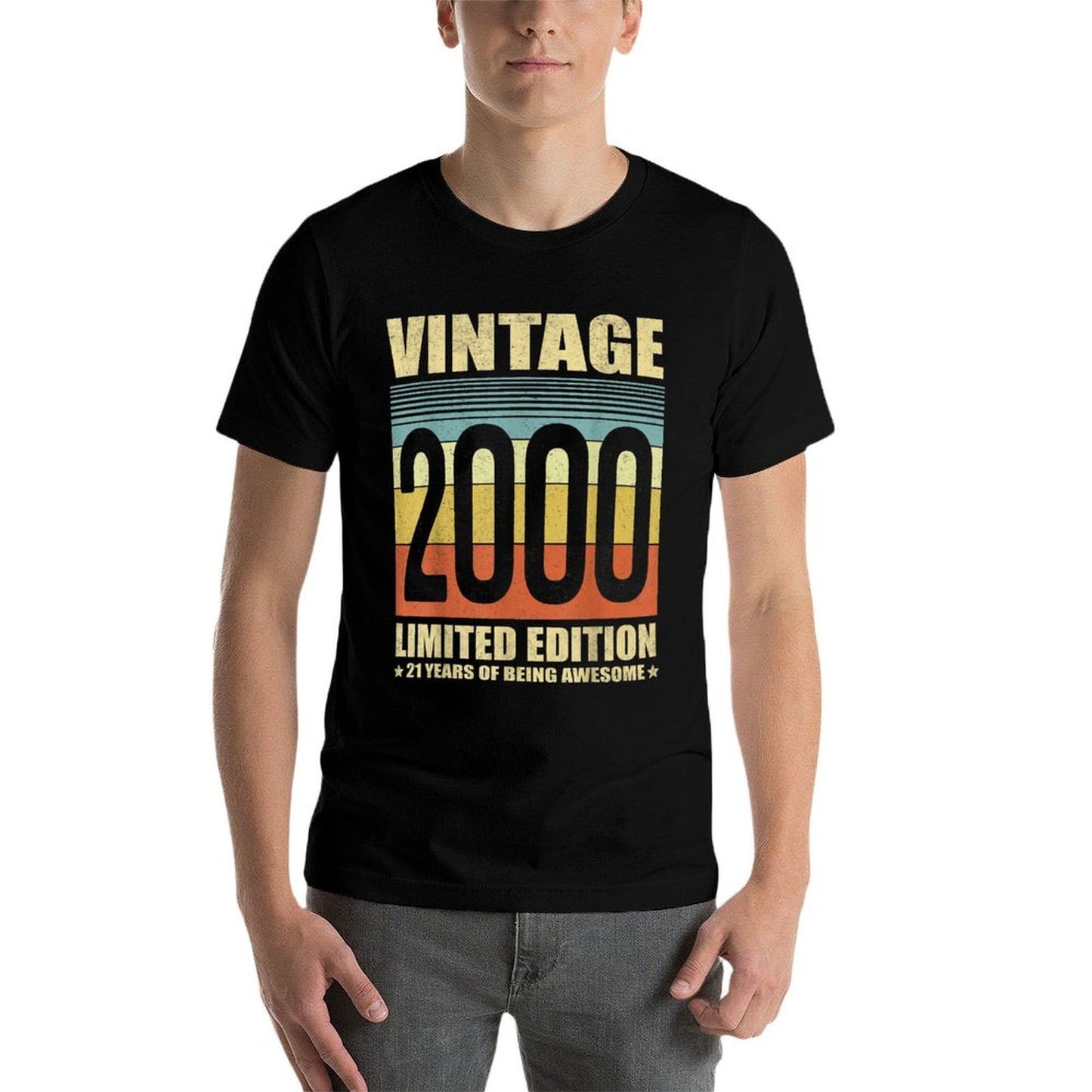 21 Year Old Gifts Vintage 2000 Limited Edition 21st Birthday Comfortable T-Shirt