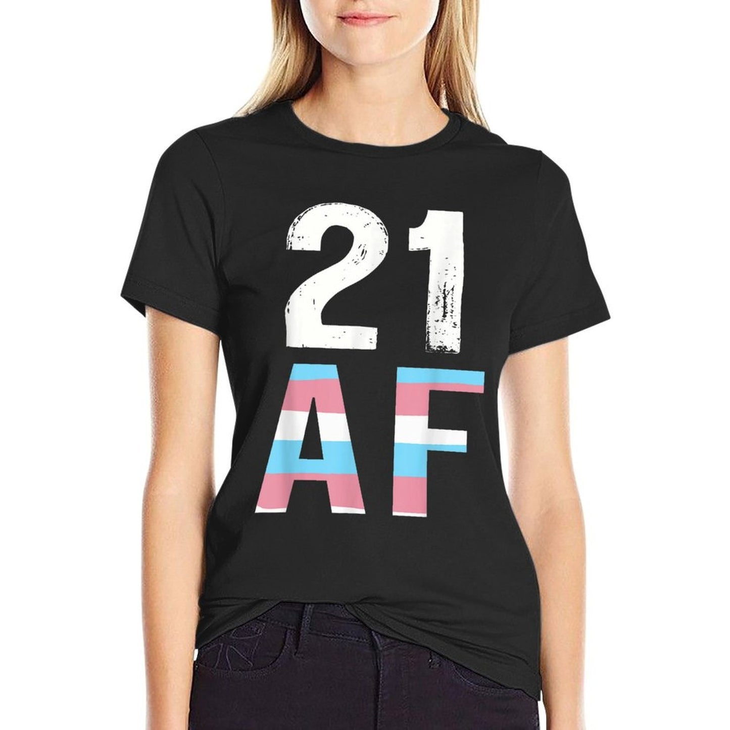 21 Legal AF 21st Birthday Trans  Lightweight T-Shirt