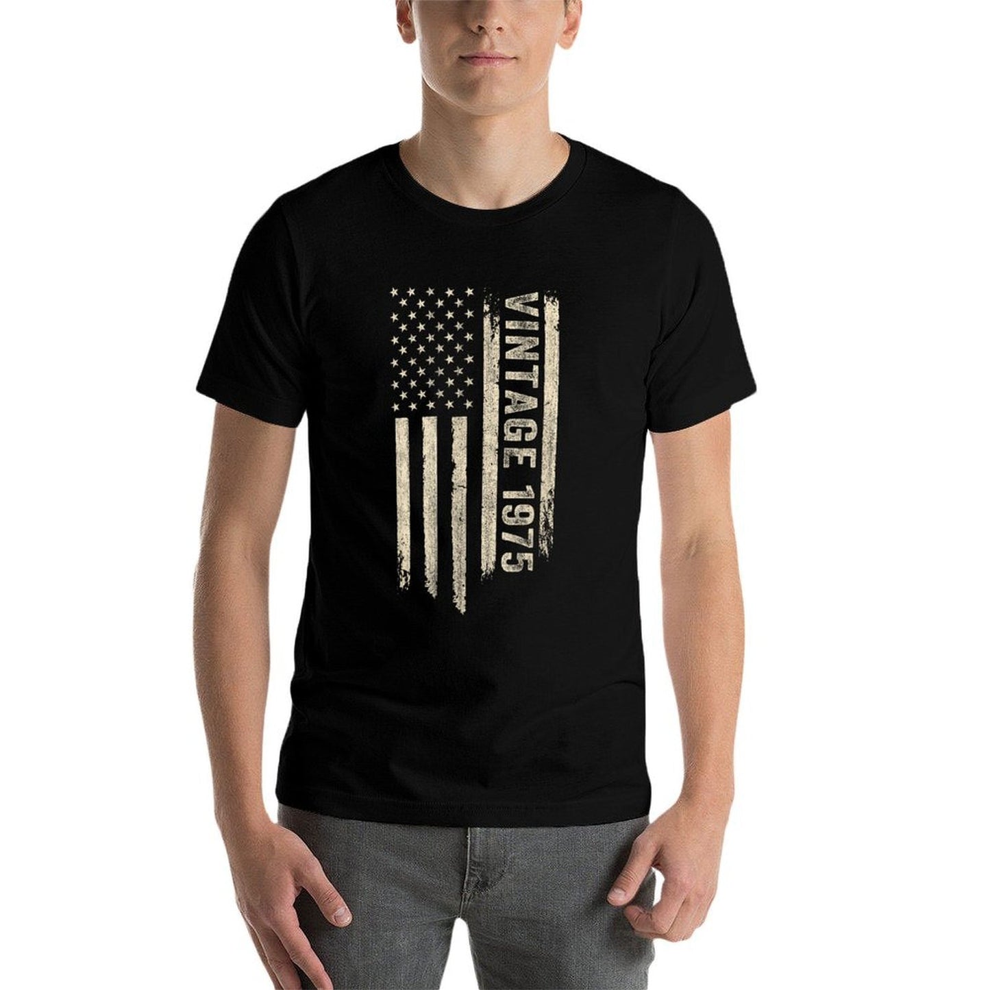 50 Year Old Vintage Made In 1975 50th Birthday American  Versatile T-Shirt