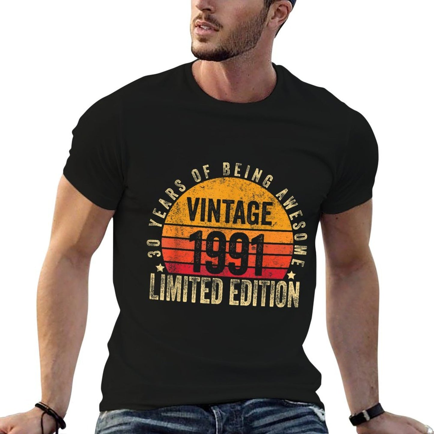 30 Year Old Gifts Vintage 1991 Limited Edition 30th Birthday  Eco-friendly Material T-Shirt
