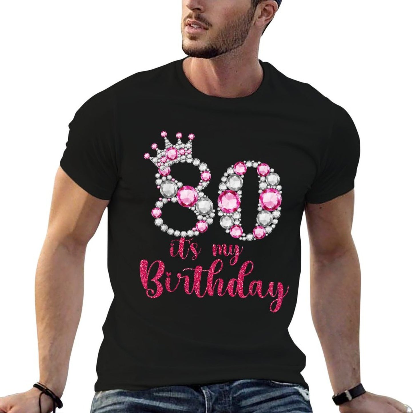 80 It's My Birthday 80th Birthday 80 Years Old Bday  Affordable Price T-Shirt
