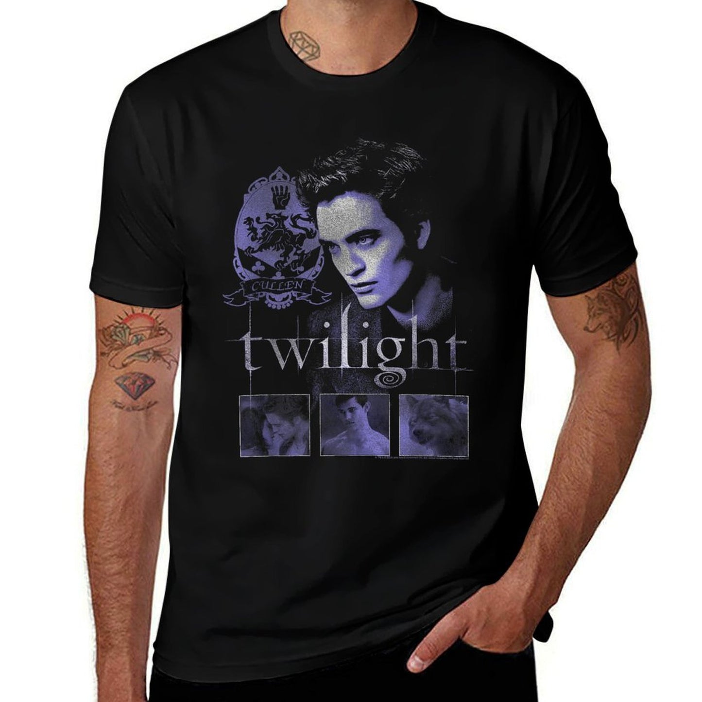 Twilight Edward And Icons  Vintage-inspired T-Shirt