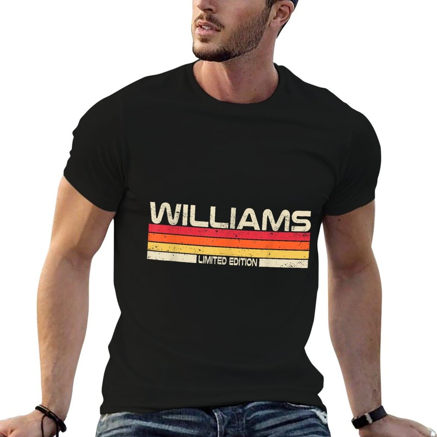 Williams Surname Birthday Family Reunion 80s 90s Sunset  Quick-drying T-Shirt