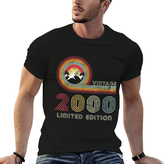 21 Year Old Gifts Vintage 2000 Limited Edition 21st Birthday  Relaxed-fit T-Shirt