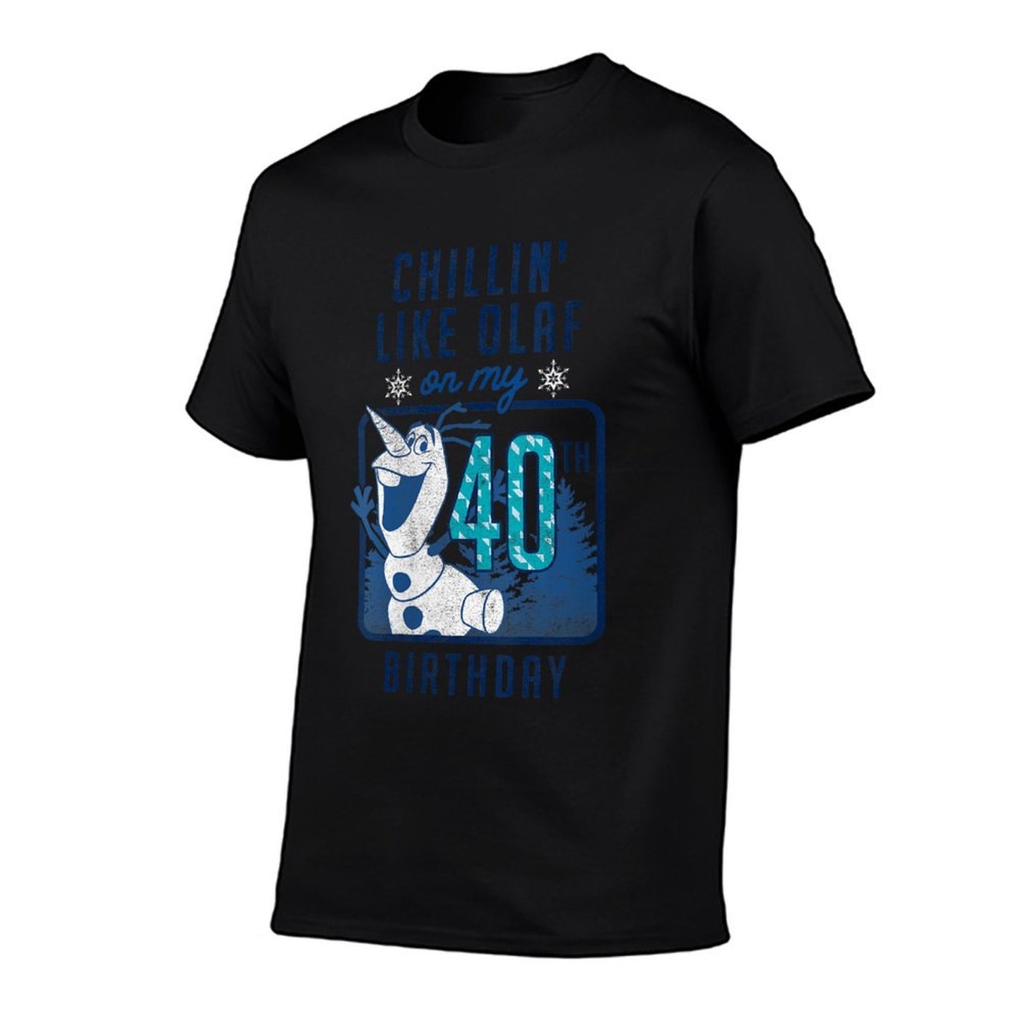Womens Disney Frozen Chillin' Like Olaf On My 40th Birthday  Soft T-Shirt