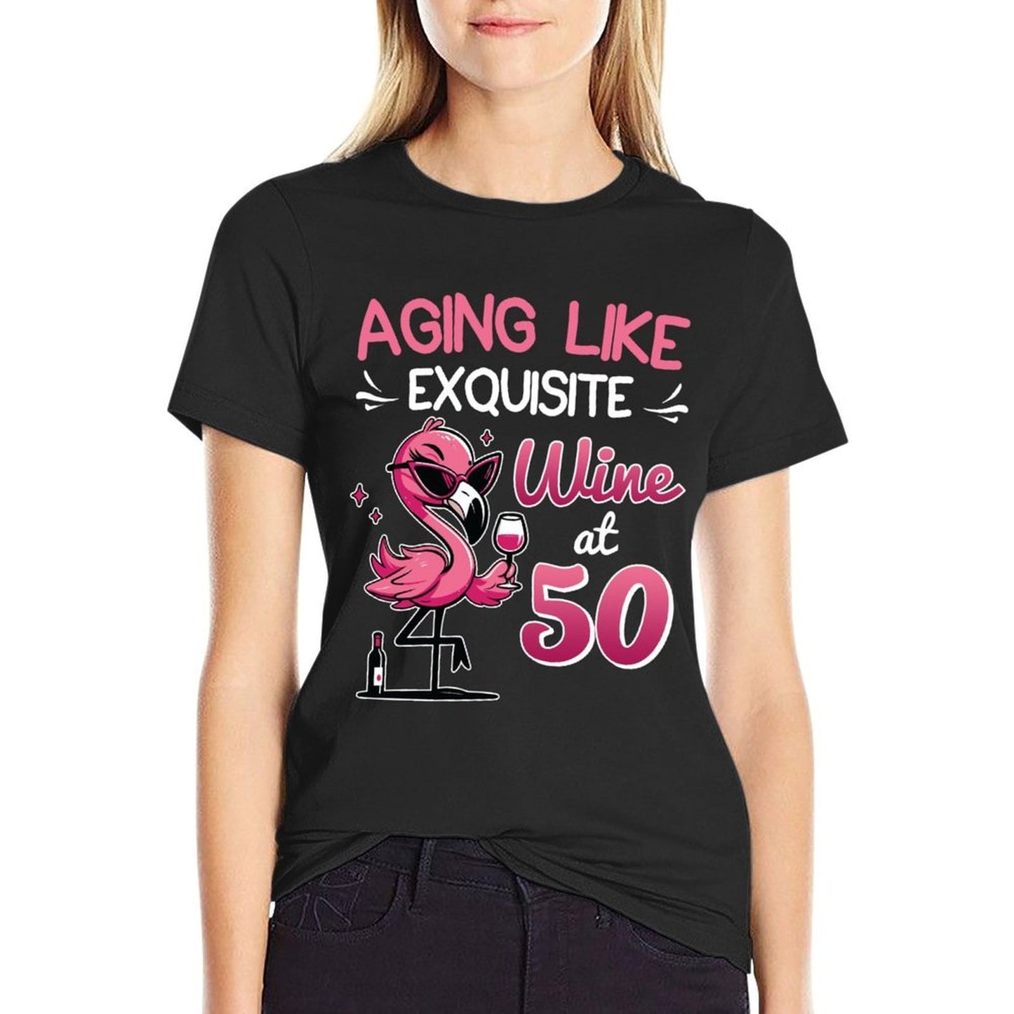 50 Years of AGING LIKE EXQUISITE WINE AT 50 50th Birthday  Lightweight T-Shirt