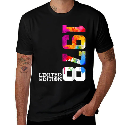 47 YEARS 47TH BIRTHDAY LIMITED EDITION 1978  Oversized Silhouette T-Shirt