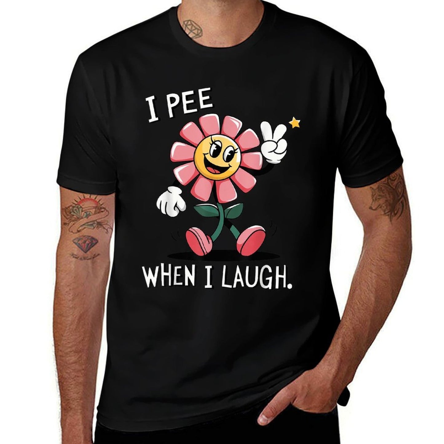 When I Laugh Embarrassing Humor Offensive Inappropriate  Affordable Price T-Shirt