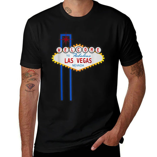 Welcome To Fabulous Las Vegas Sign Gift  Eco-friendly Material T-Shirt
