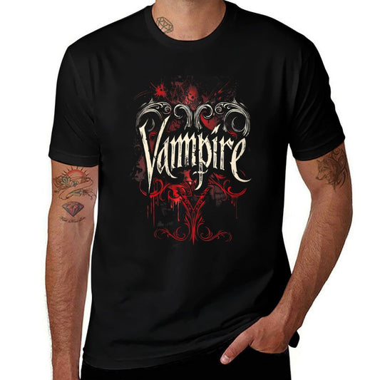 Womens Vampire Gothic Elegance And Dark Allure A Nocturnal Horror  Moisture-wicking T-Shirt
