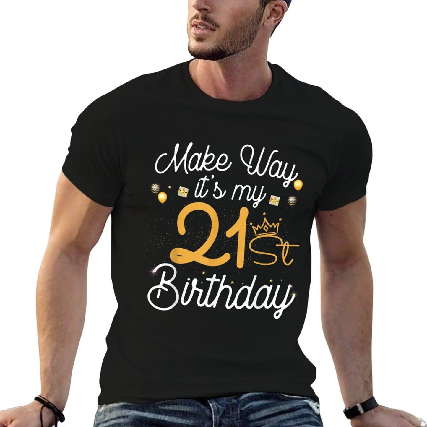 21 Years Old Queen Women Make Way Its My 21st Birthday  Wrinkle-resistant T-Shirt